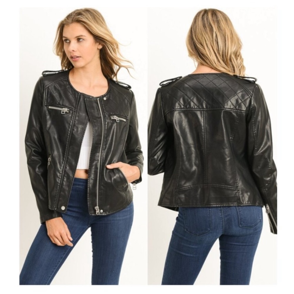 Gilli Faux Leather Jacket - Picture 2 of 4